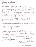 Letter of Recommendation for Tapestry Banquet Hall 4